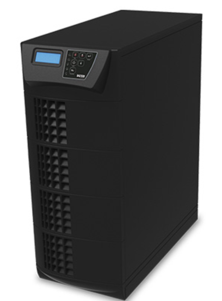 Leonardo T, Single-phase dual-conversion UPS, floor-standing, ideal for networks and servers, small data centres.